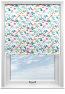 Palm Beach Faux Silk, Tropicana - Roman Blind